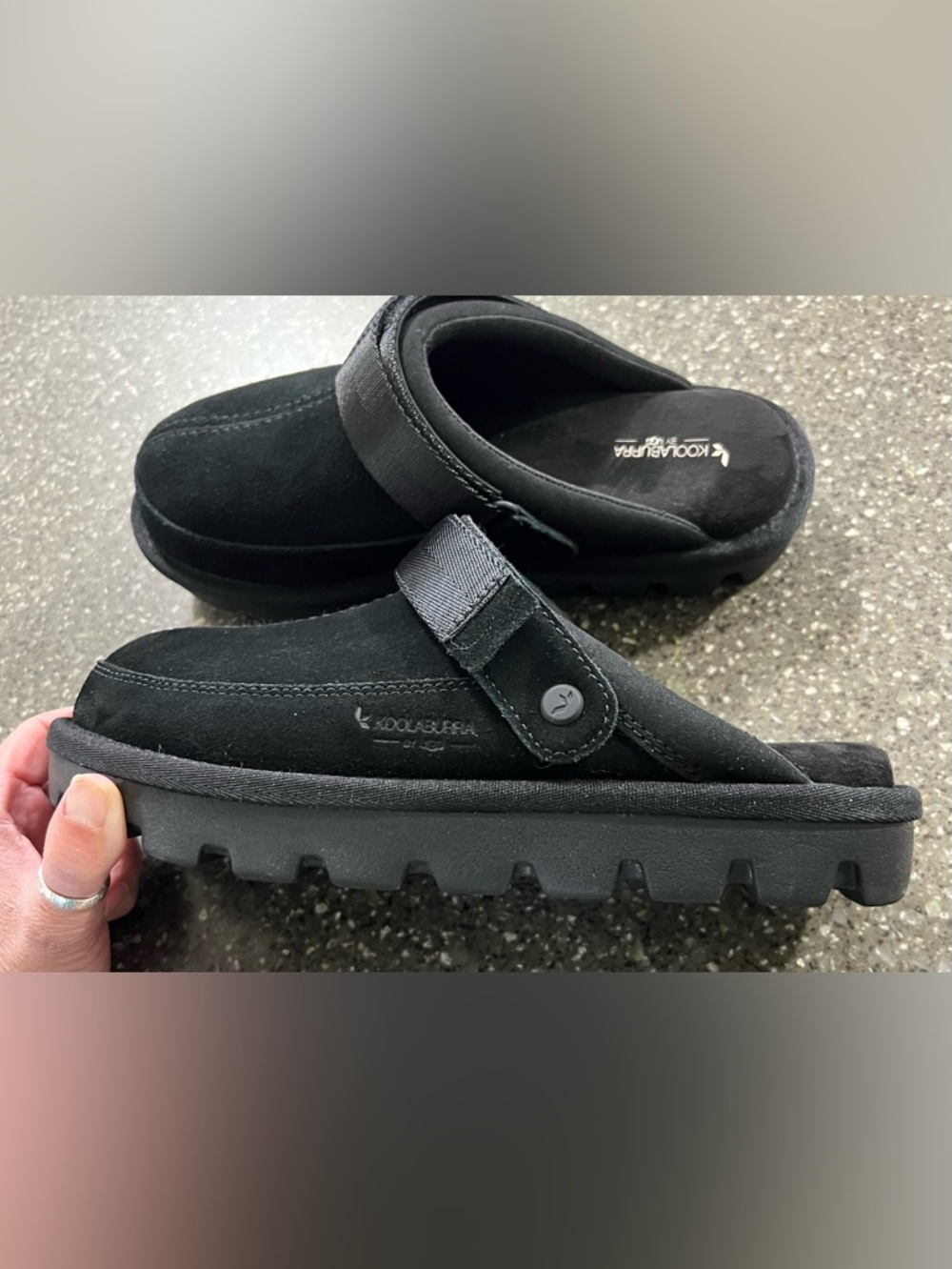 NEW Koolaburra by UGG Suede Convertible Tizzey Clogs Slides Slip On Casual Shoes - Picture 10 of 15